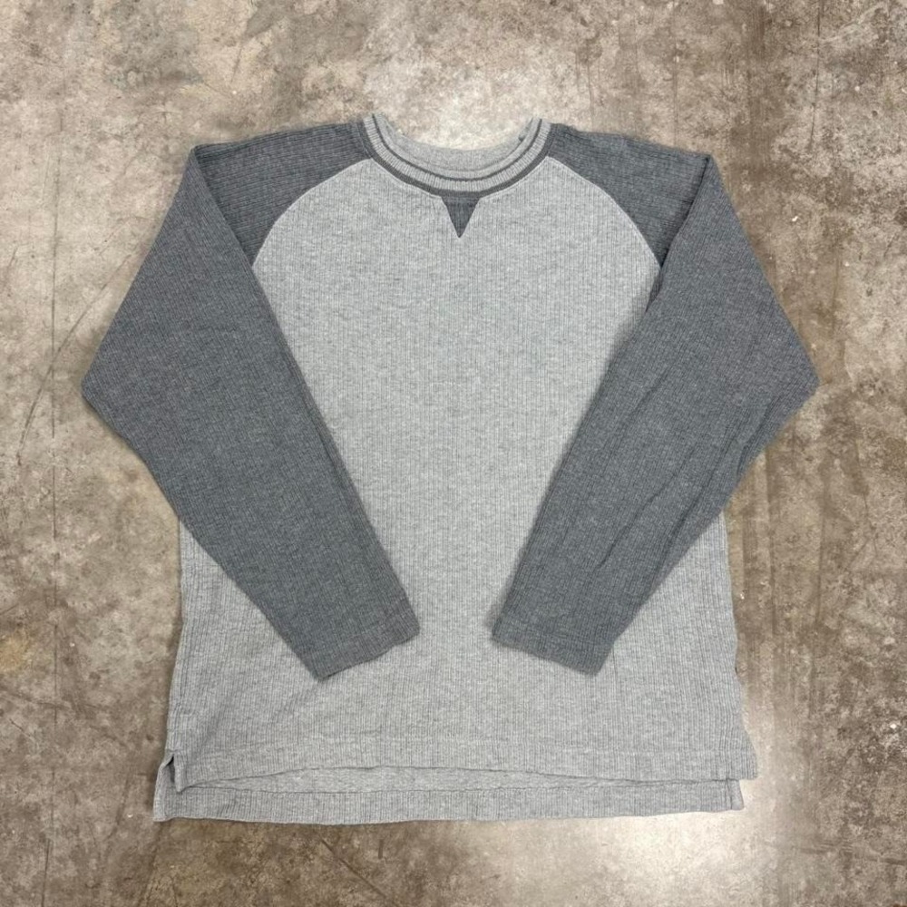 Woolrich Gray Lightweight Cotton Colorblock Sweatshirt Size‎ M